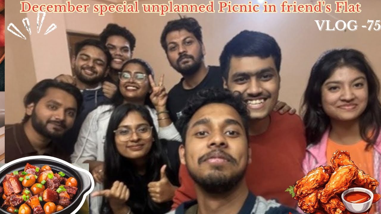Unplanned Picnic with College Friends || Fried Rice and Chicken Kasha banaye hamlog || Vlog-75