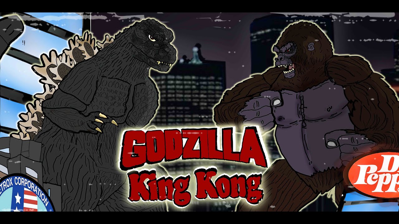 GODZILLA 1984 VS KING KONG 1976 KAIJU MOMENTS