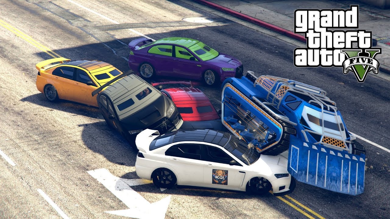 SCARAB vs KURUMY! w GTA 5 Online Hogaty i Ekipa "Gramy w 6 osób!" 