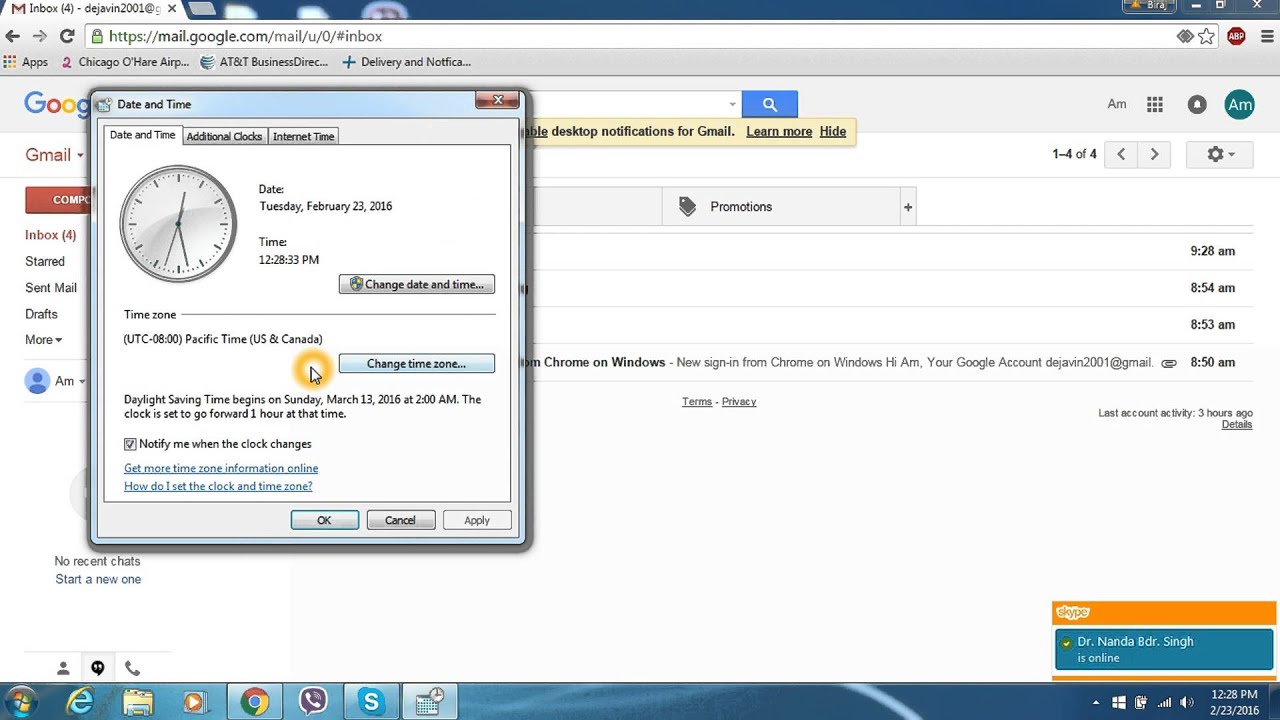 How to Fix Date and Time Settings in Gmail
