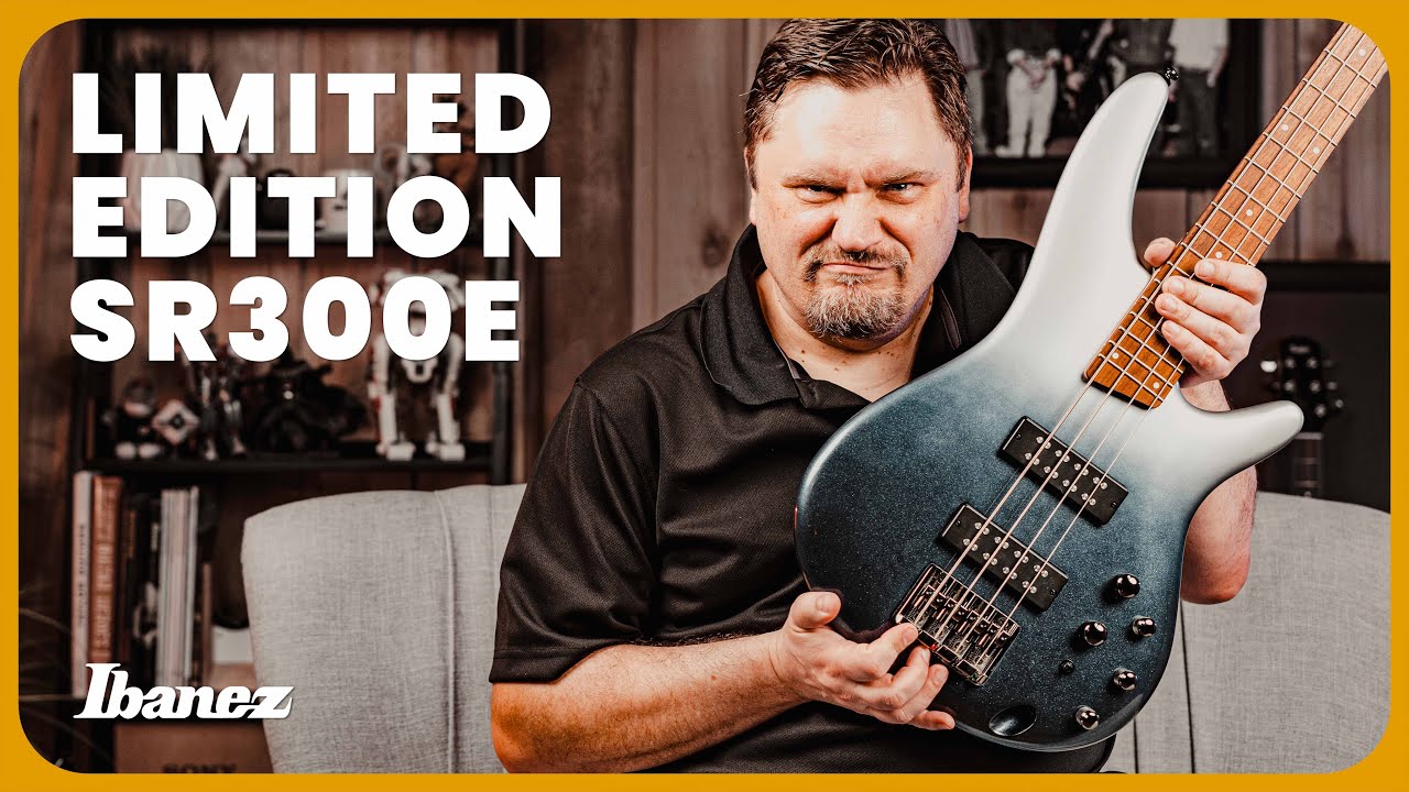 Limited Edition Ibanez SR300E 4-String Electric Bass Guitar Demo & Review