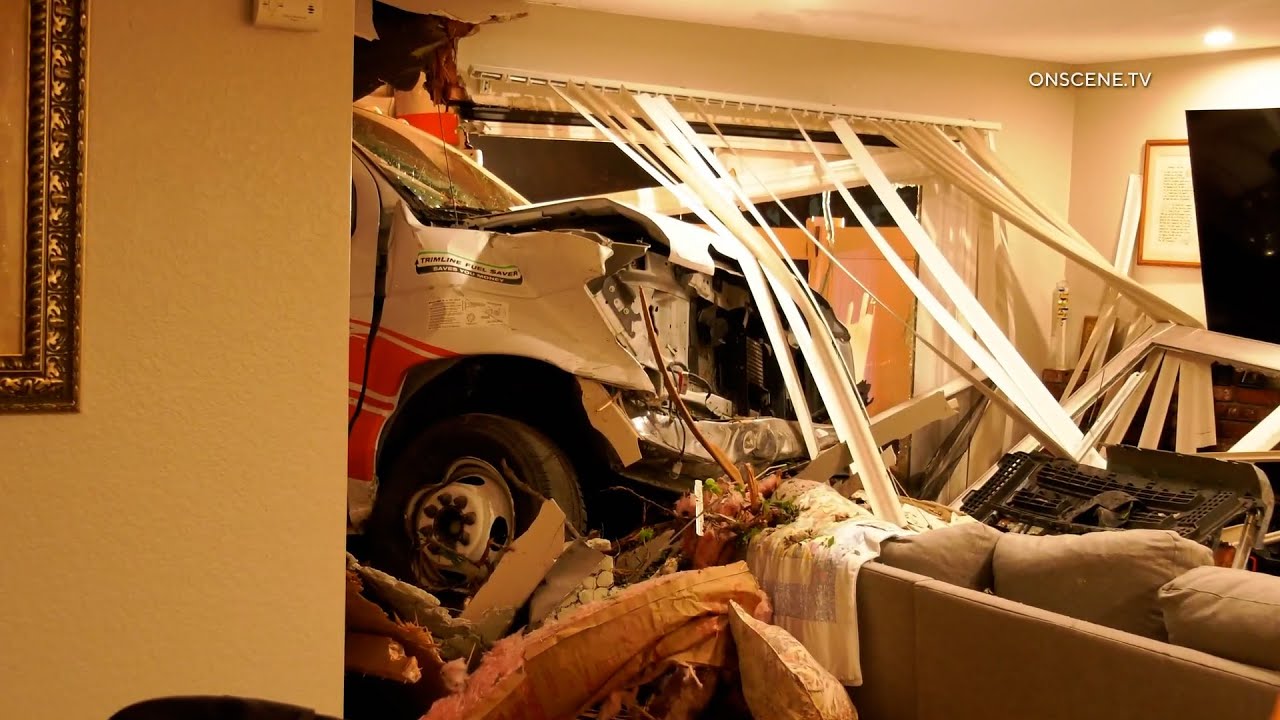 U-Haul Truck Slams Into Apartment