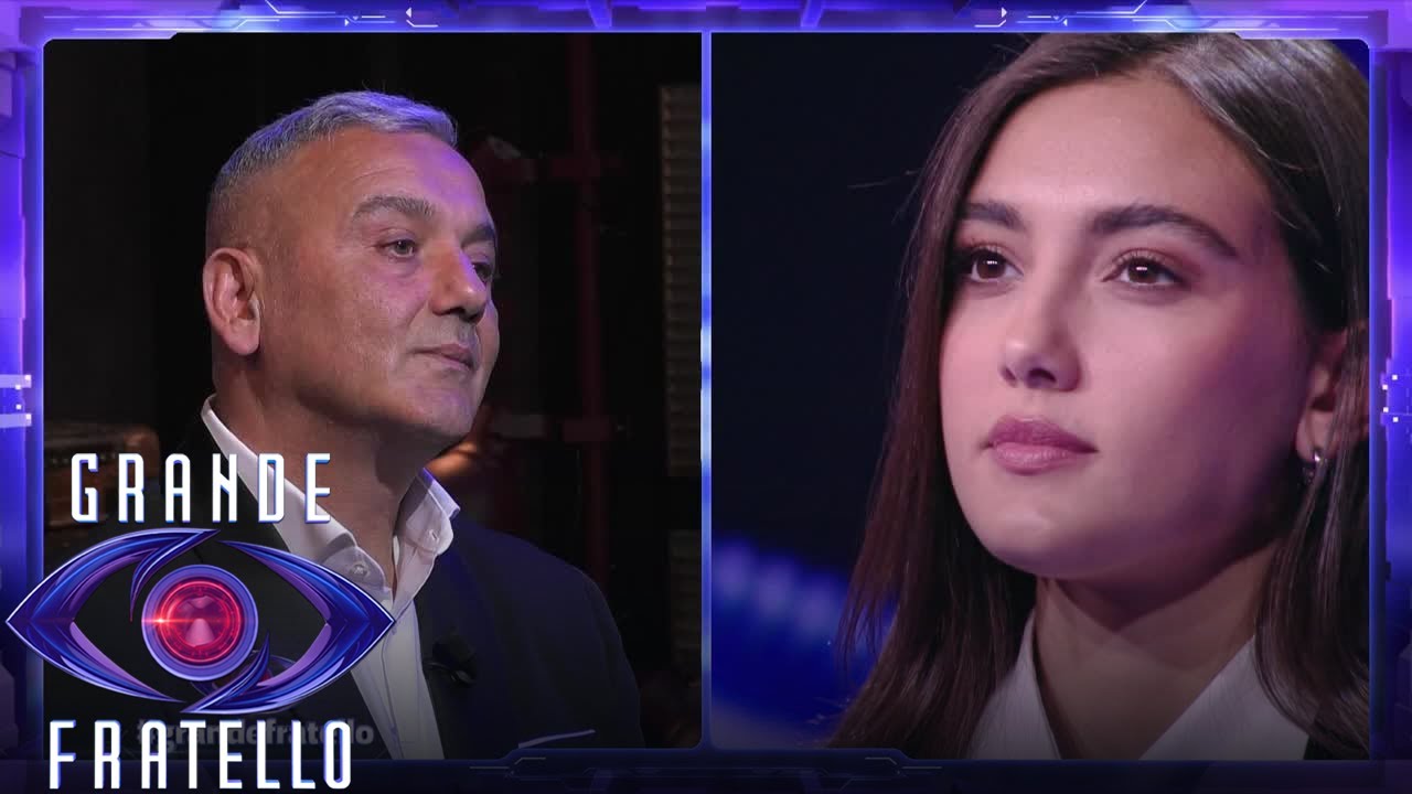 Grande Fratello - Il confronto tra Zeudi Di Palma e suo padre