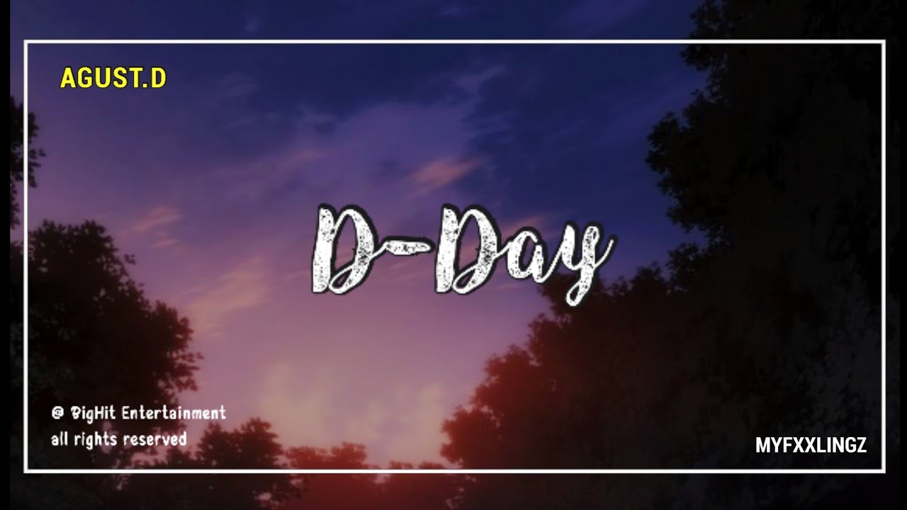 Agust D (Suga BTS) - D-DAY LIRIK ROM / SUB INDO