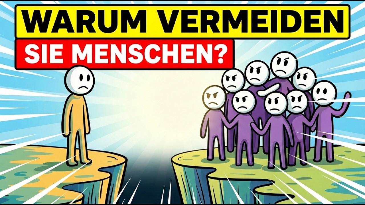 Die Psychologie von Menschen, die soziale Kontakte vermeiden