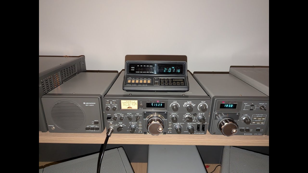 Kenwood TS-830S Full Lineup — Final On-Air Run Before Departure