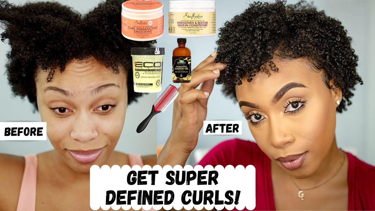 WASH AND GO ROUTINE 2020 | MEDIUM LENGTH TYPE 4 NATURAL HAIR | MY FIRST TIME & I'M SHOOK!!!!