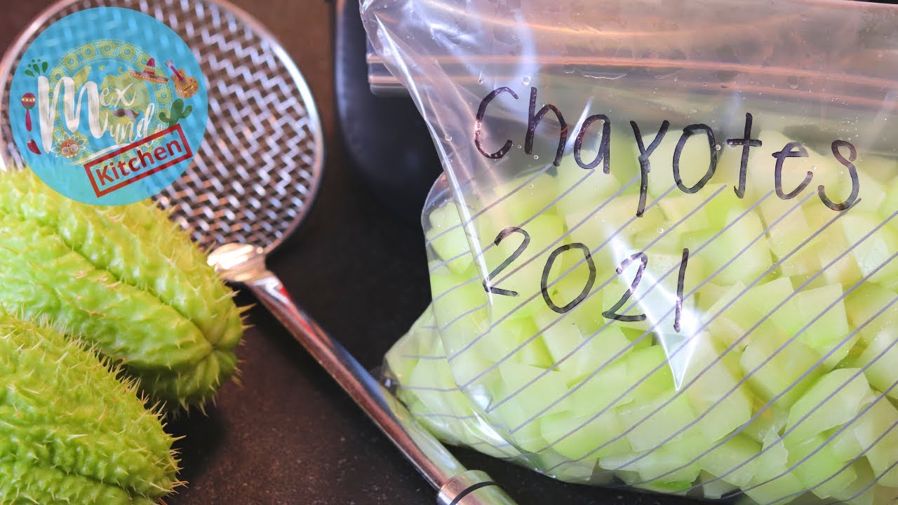 How To Freeze Vegetables Correctly! BLANCHING CHAYOTES! @MexMundoKitchen
