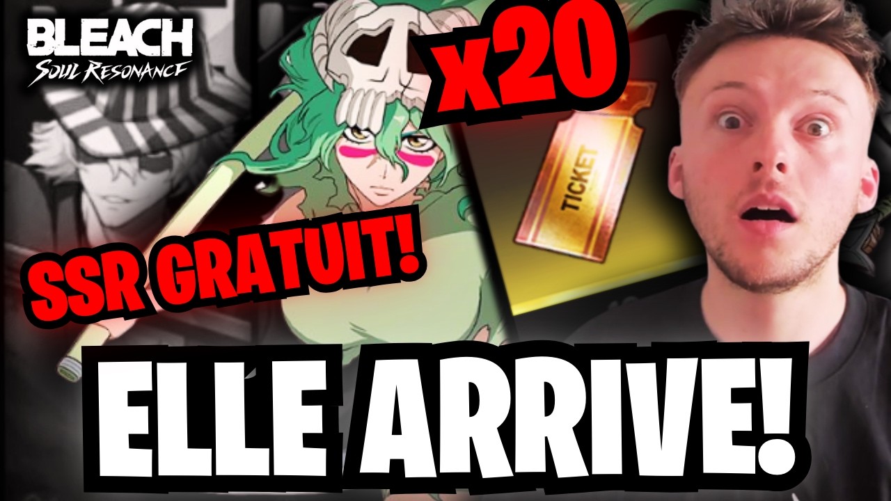 NEW CODE ! NELLIEL ARRIVE ! SSR GRATUIT AU CHOIX ET 20 PULLS ?! 😱 | Bleach Soul Resonance