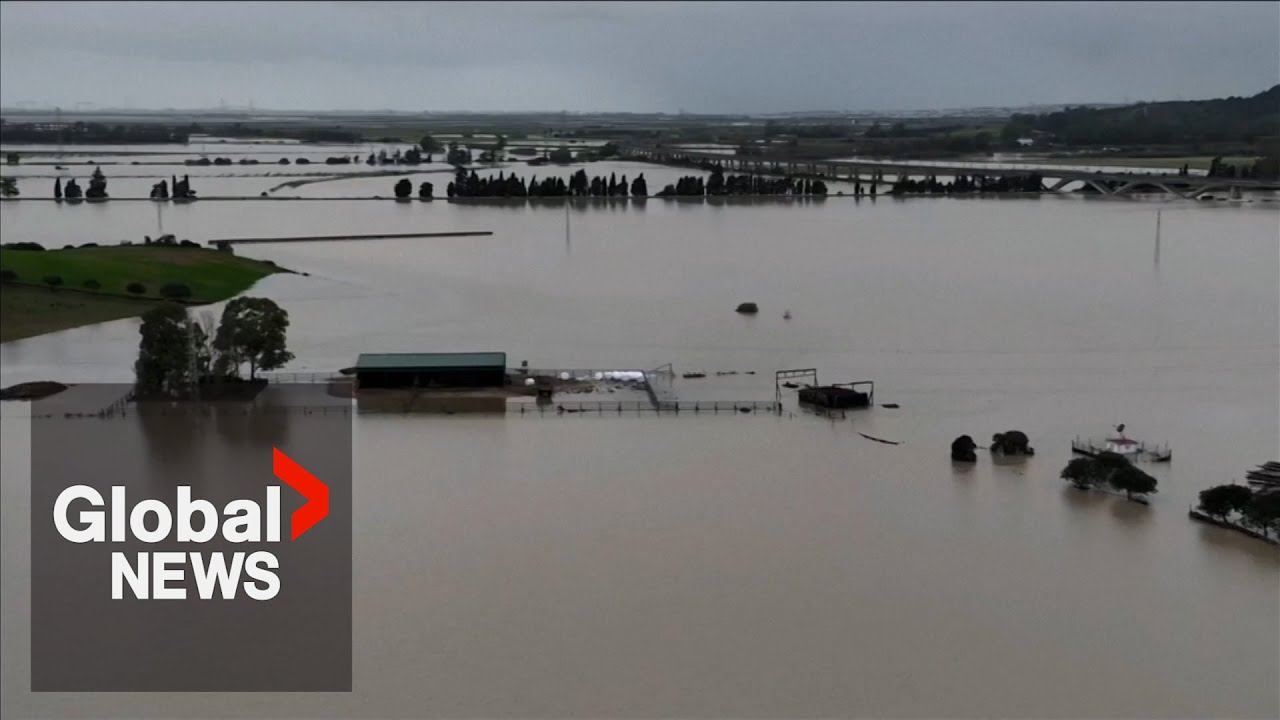 Storm Marta hits Spain leaving devastating flooding that has wiped out homes, crops and roads