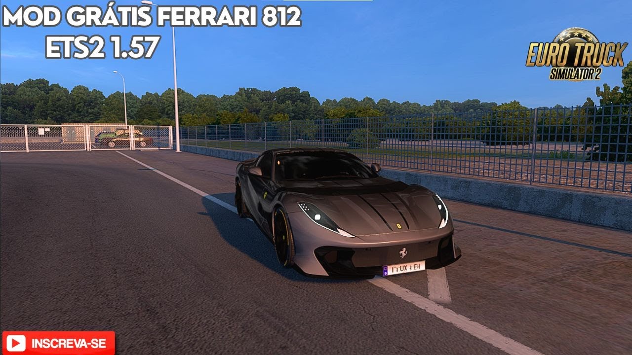 🔥 FERRARI 812 SUPERFAST no ETS2 1.57 | MOD GRÁTIS + DOWNLOAD