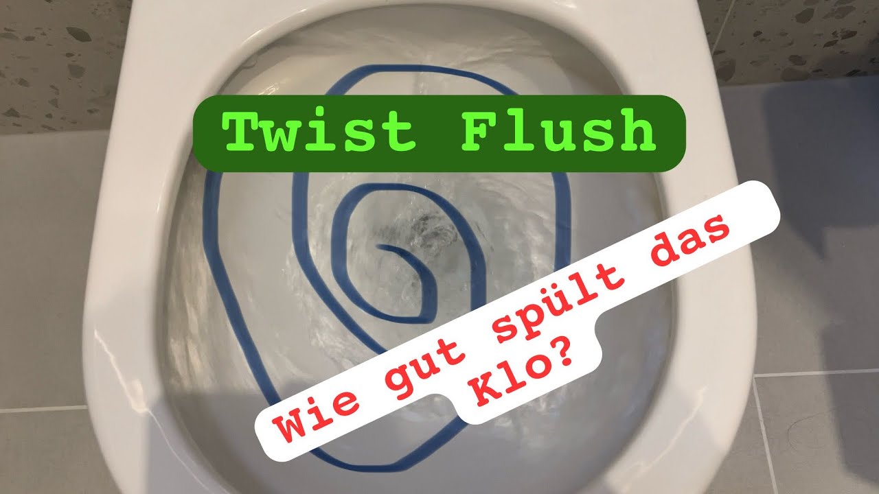 Ketchup hilft 😂 Test Toilette Twist Flush - sp&uuml;lt es besser?