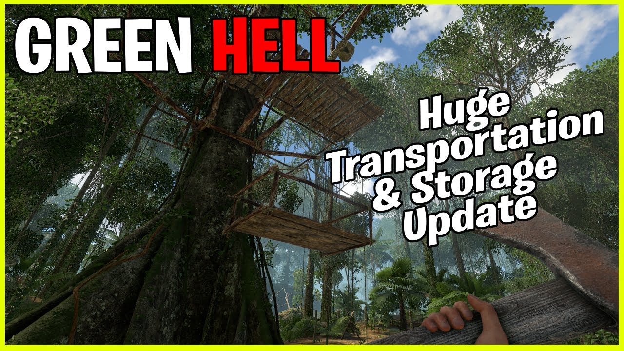 ОГРОМНОЕ обновление системы хранения и транспортировки для Green Hell