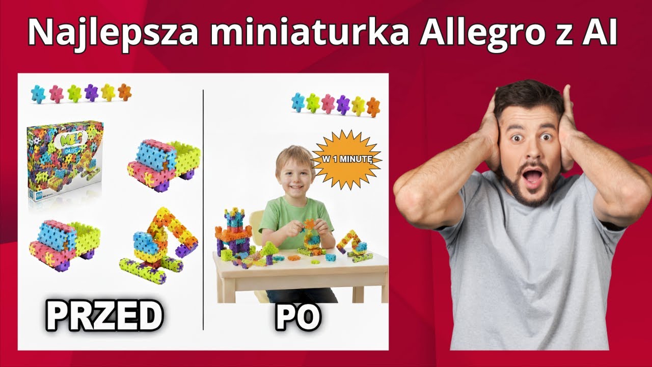 Jak zrobić profesjonalną miniaturkę na Allegro za pomocą AI [Krok po kroku] #allegro2025 #ai