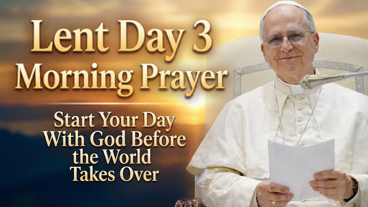 Lent Day 3 Morning Prayer | Start Your Day With God Before the World Takes Over
