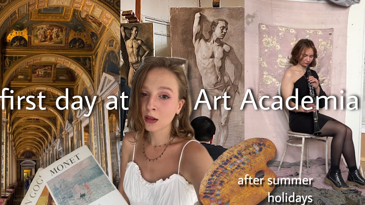 Первый день в Художественной академии после летних каникул VLOG Академия Репина