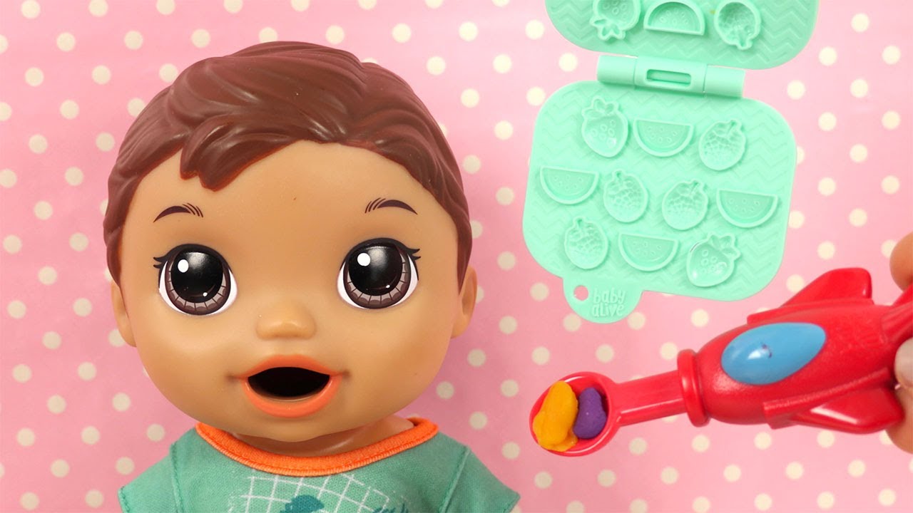 Poupon Baby Alive B&eacute;b&eacute; Mange B&eacute;b&eacute; Glouton Jouets et Accessoires