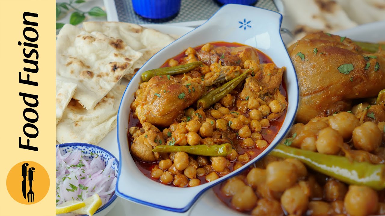 Easy Murgh Cholay - Chicken Cholay Recipe By Food Fusion
