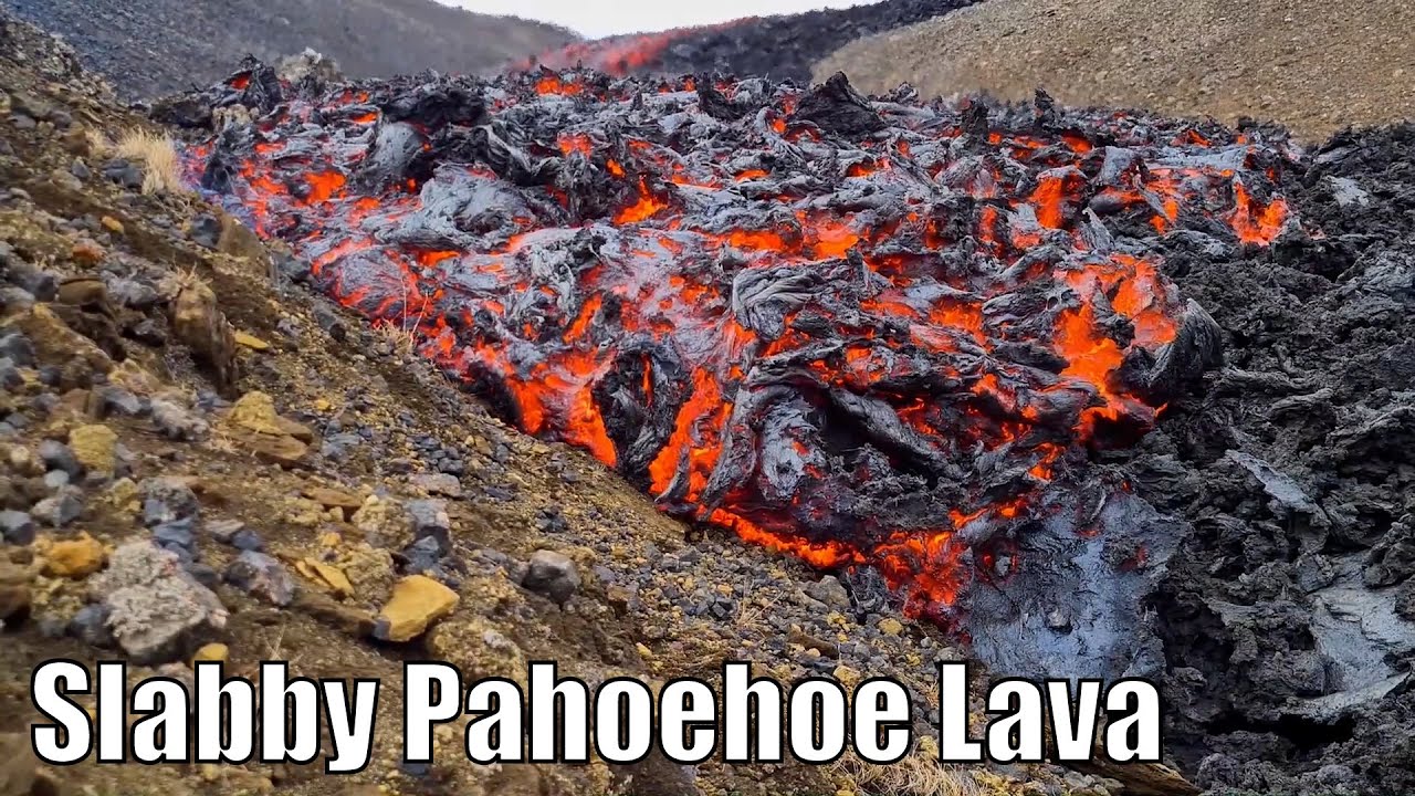 Lava at Geldingadalur Eruption, Iceland