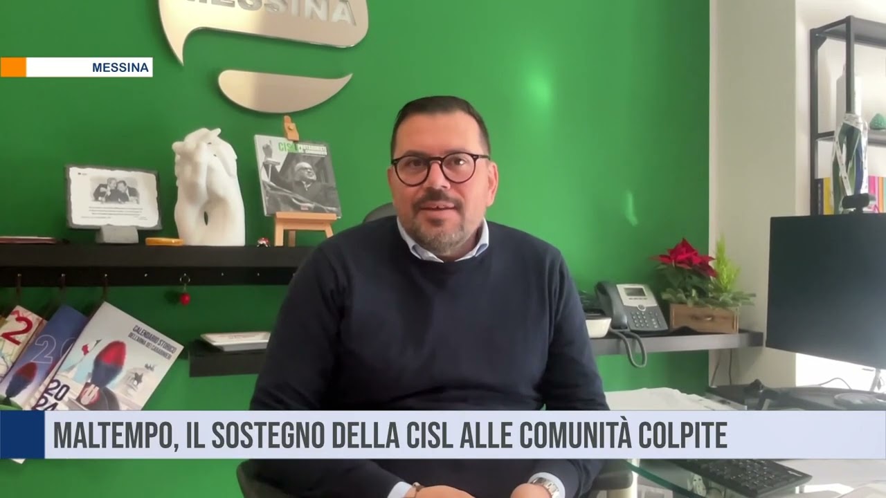 Messina. Maltempo. Cisl: sostegno alle comunit&agrave; colpite