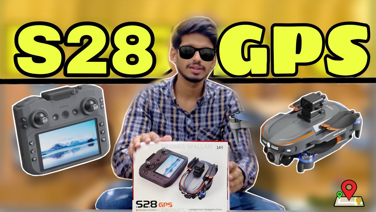 S28 GPS Drone Complete Unboxing And Fly S28 Gps Drone Review #drone#gpsdrone#s28#cameradrone#viral