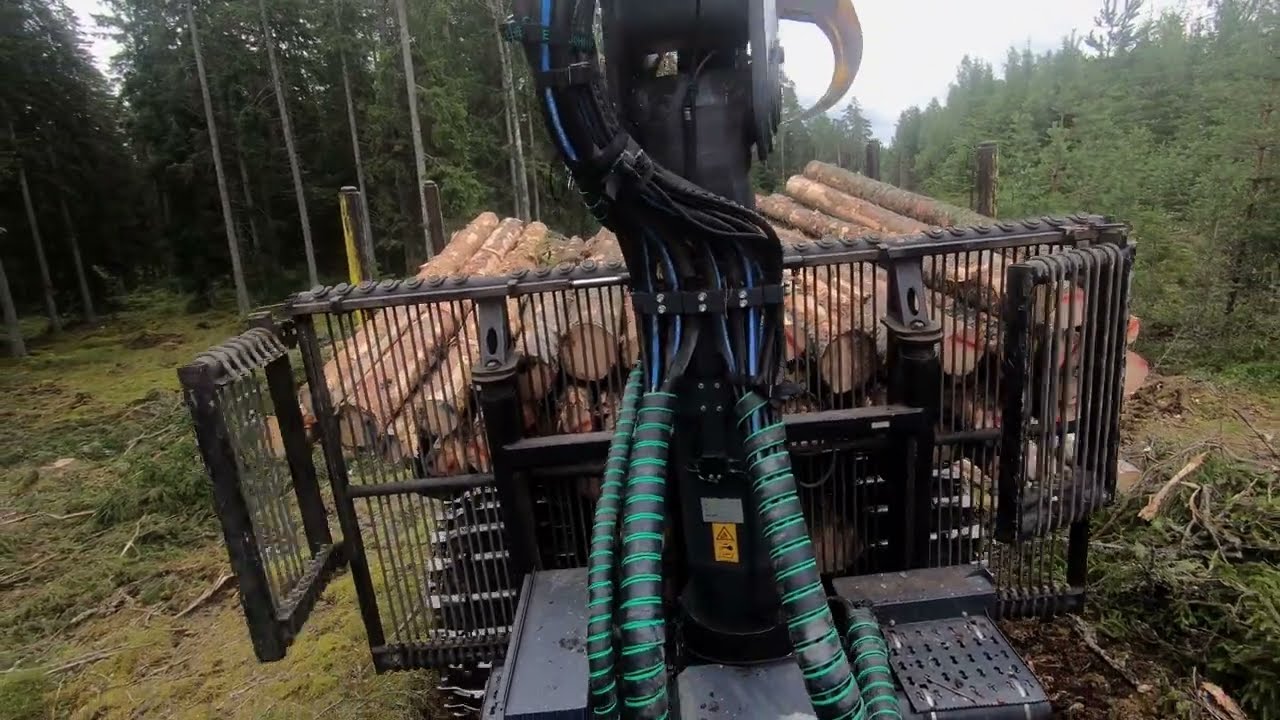 🌲Cabview 🪵John Deere 1910G Forwarding🌲Part 4