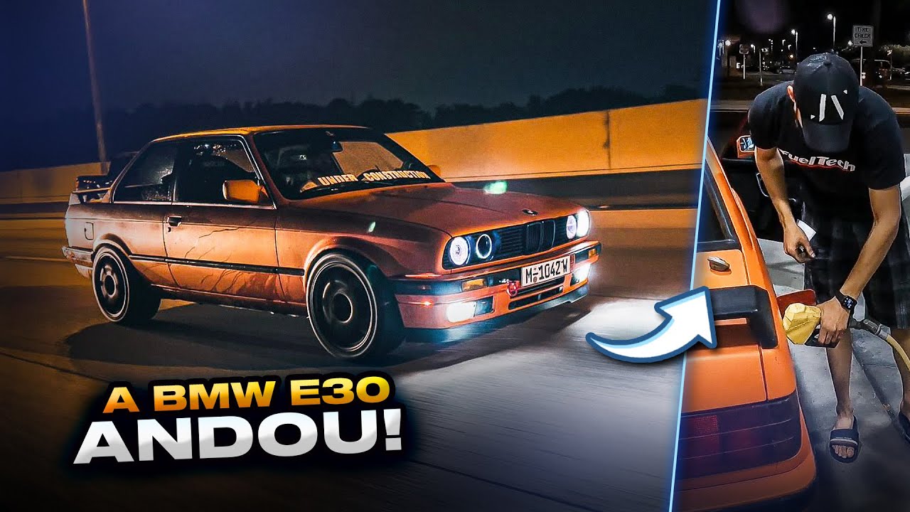 MINHA BMW E30 TURBO ANDOU PELA 1 VEZ ! | E30 Build EP 34 - LinsJunior