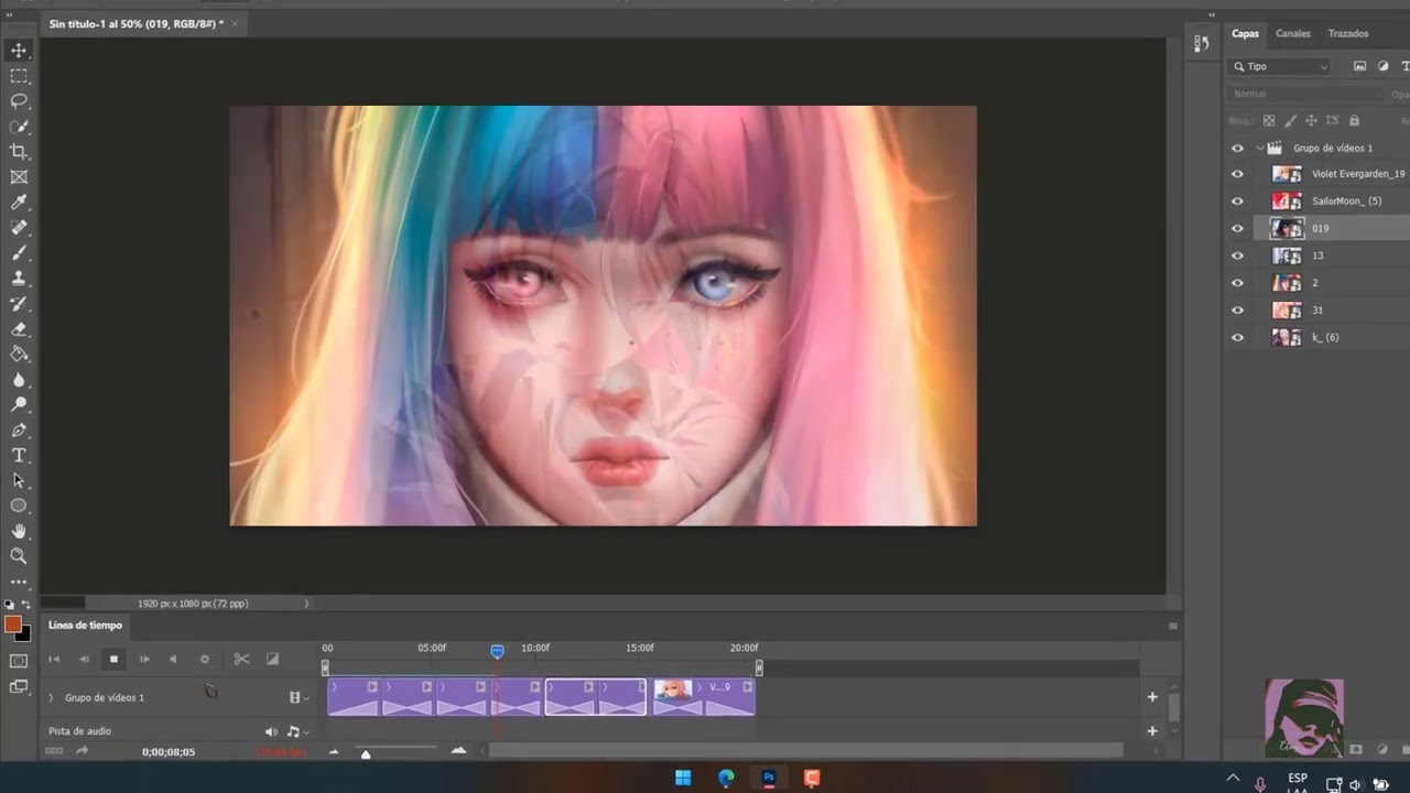 Como crear un video en Photoshop 2022