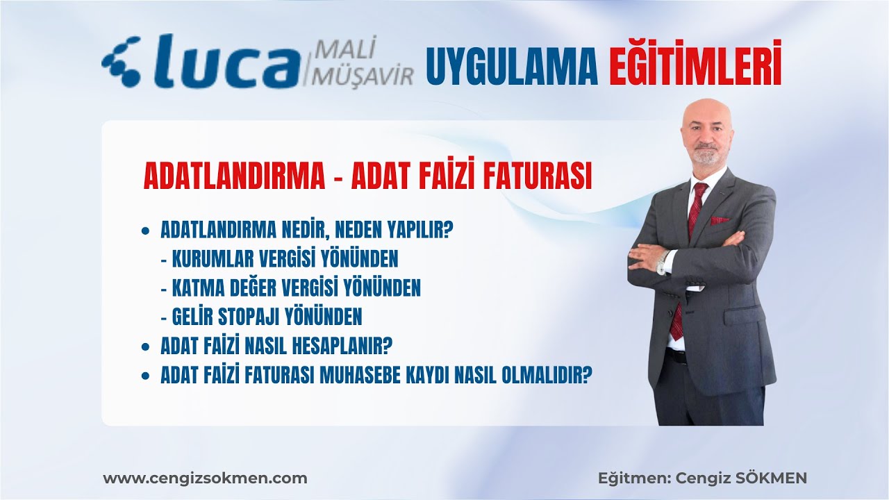 Luca - ADATLANDIRMA - ADAT FAİZİ FATURASI