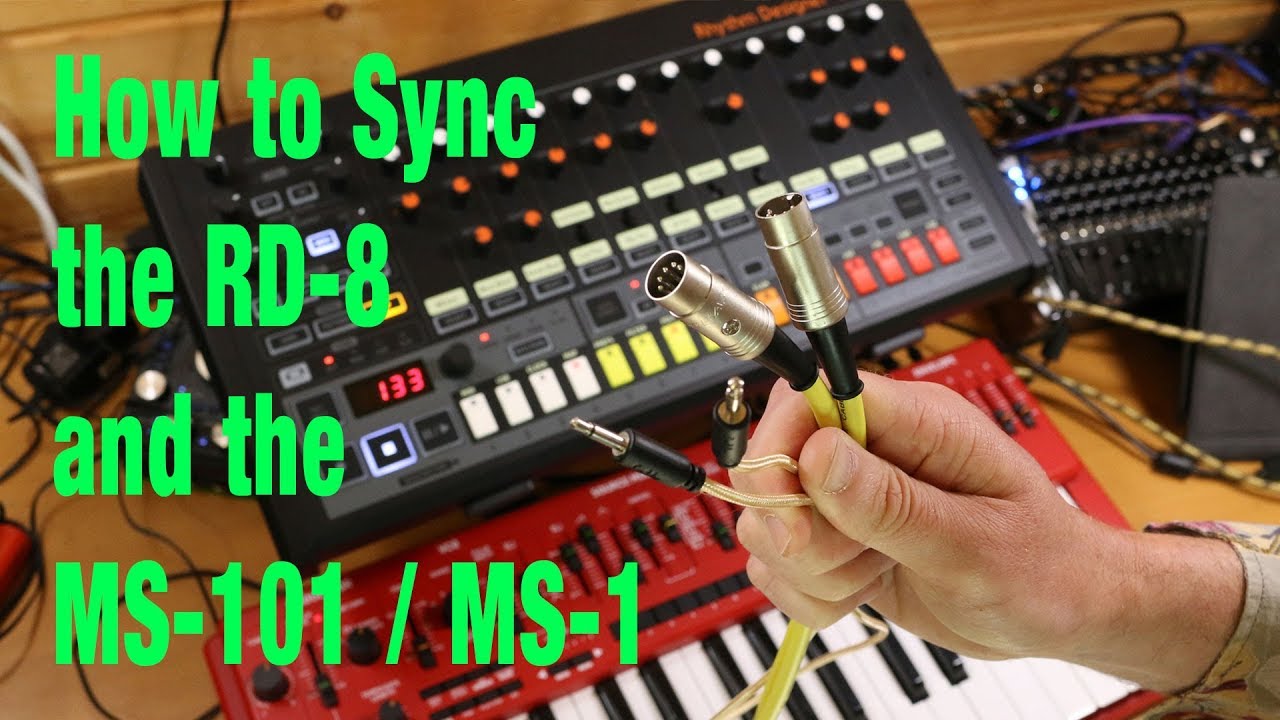 Как синхронизировать Behringer RD-8 и MS-101/MS-1 (обновлено)
