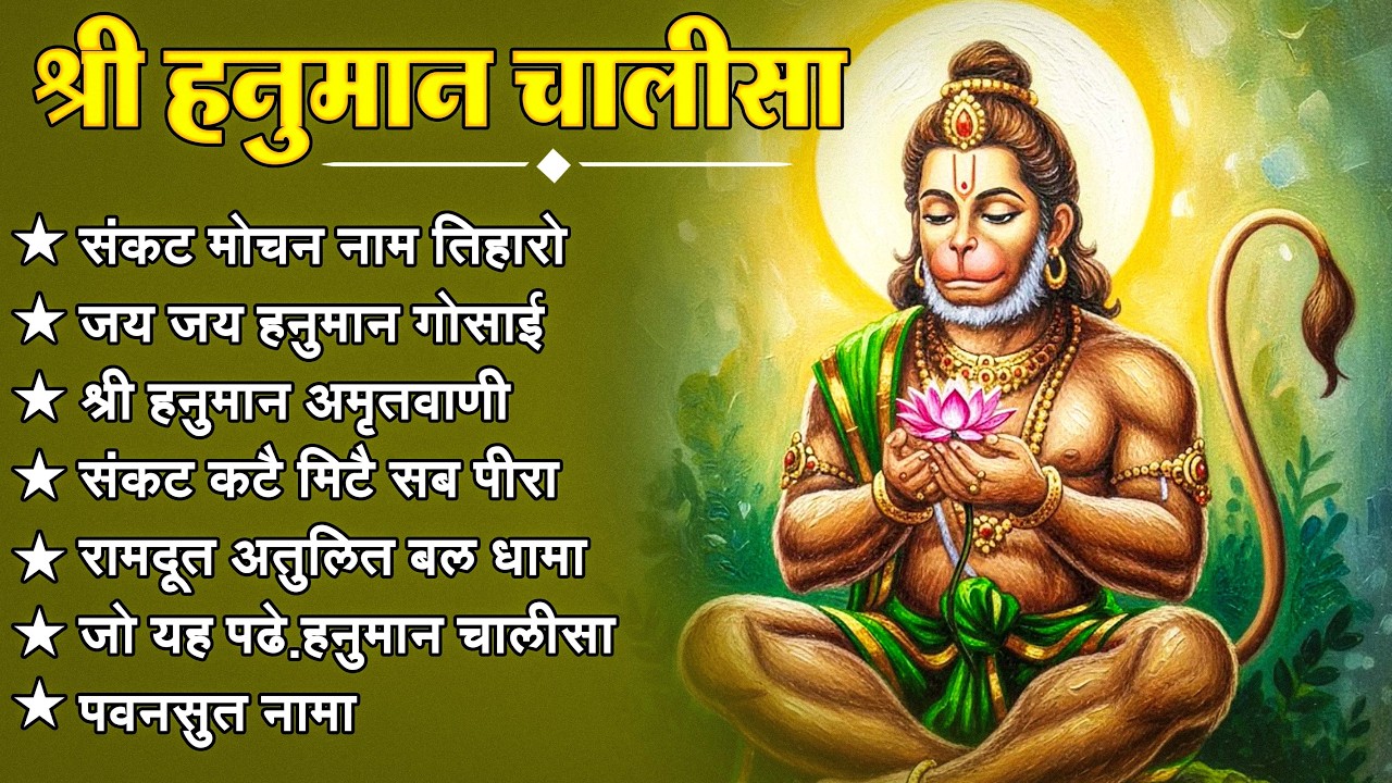 श्री हनुमान चालीसा 🌺🙏 Shree Hanuman Chalisa Original Video 🙏🌺 Gulshan Kumar Hariharan Full HD