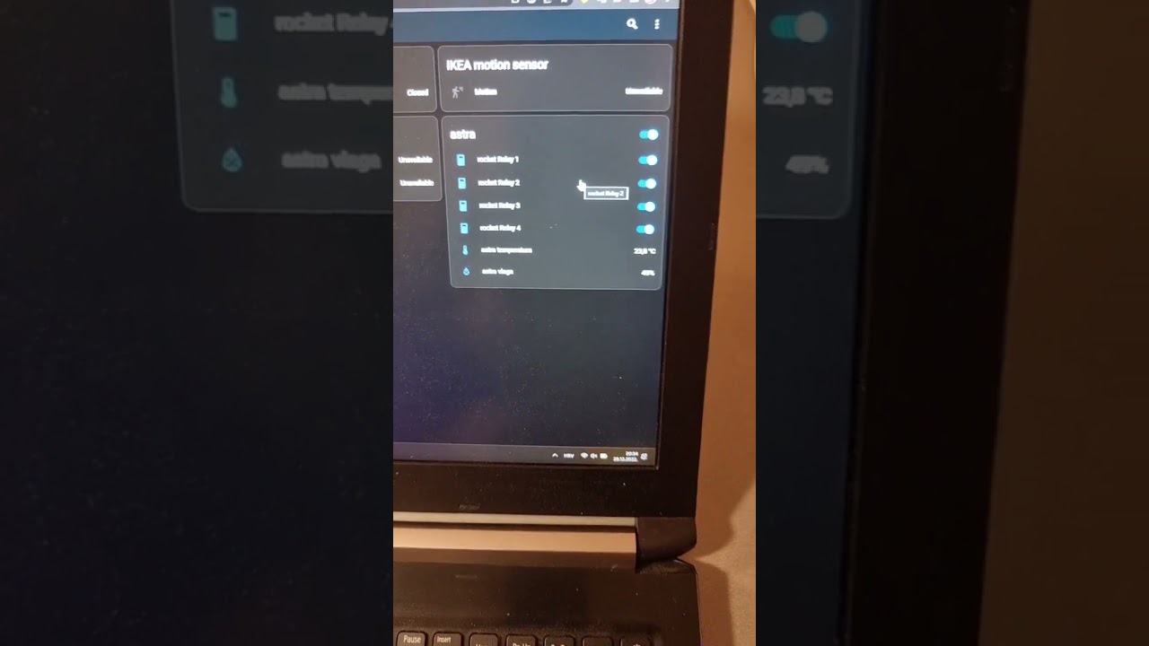 Astra Esp32 controller Home Assistant control ESPHome