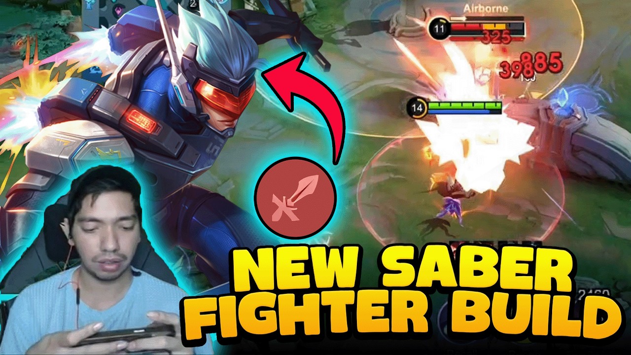 New Fighter Build Saber is so Good | Saber Gameplay | MLBB