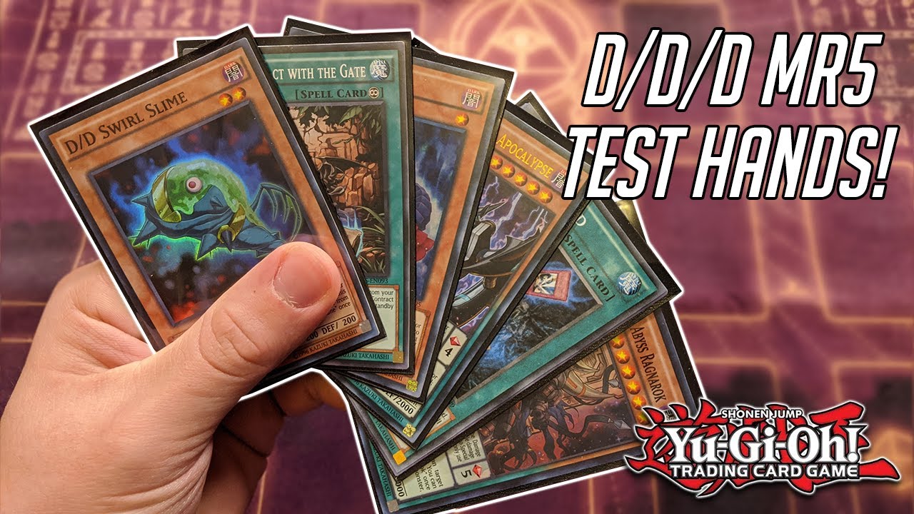 Yu-Gi-Oh! MR5 D/D/D Test Hands Featuring New Support! (Needlefiber, Clotheep & Gilgamesh)