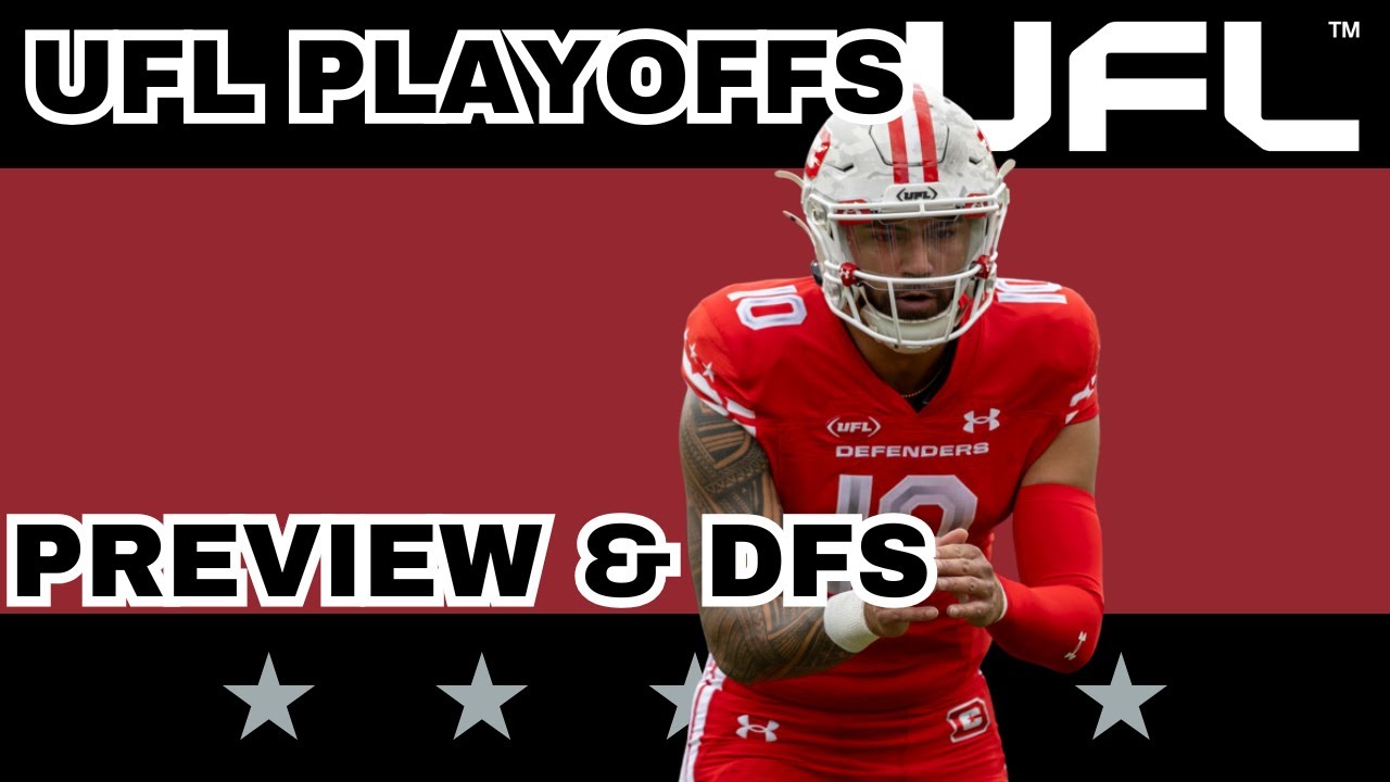 UFL PLAYOFF PICKS & DFS | The UFL Gambling Podcast
