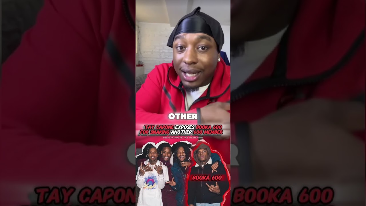 Tay Capone Exposes Booka600 for Snaking another 600 Member 😳🐍 #chiraq #shorts