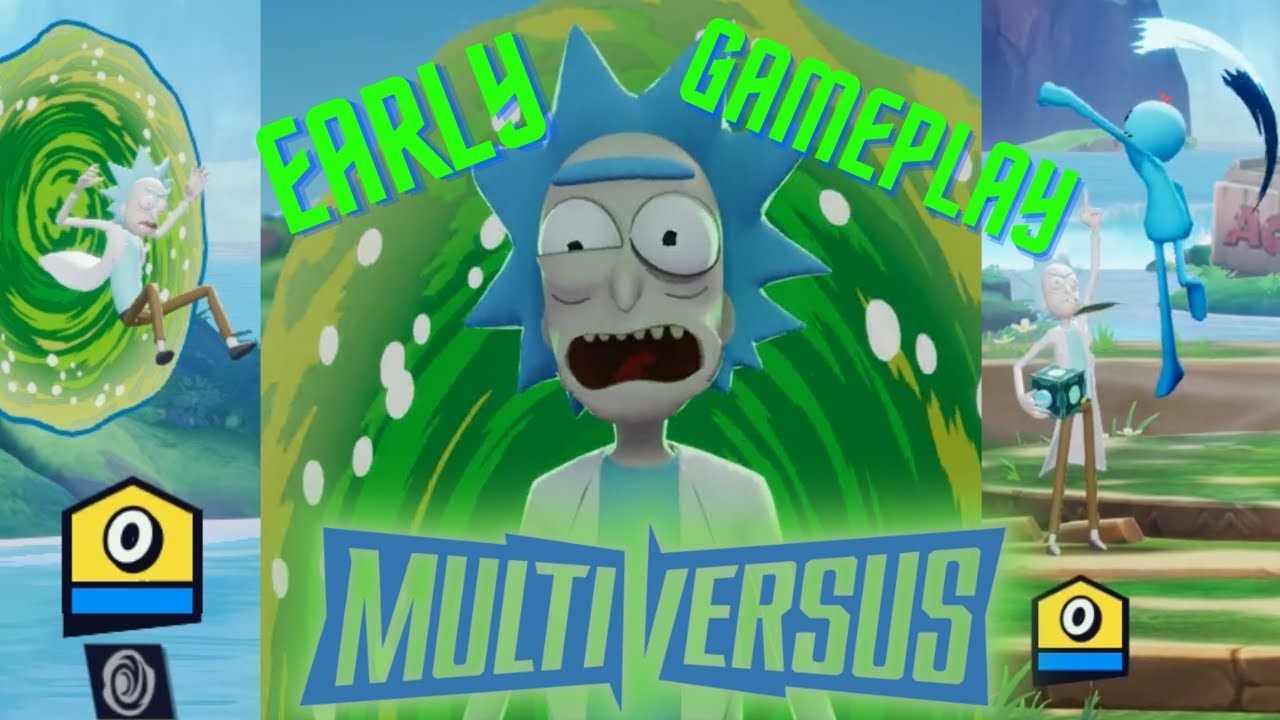 🧪 EARLY RICK SANCHEZ GAMEPLAY!!!!! - MULTIVERSUS