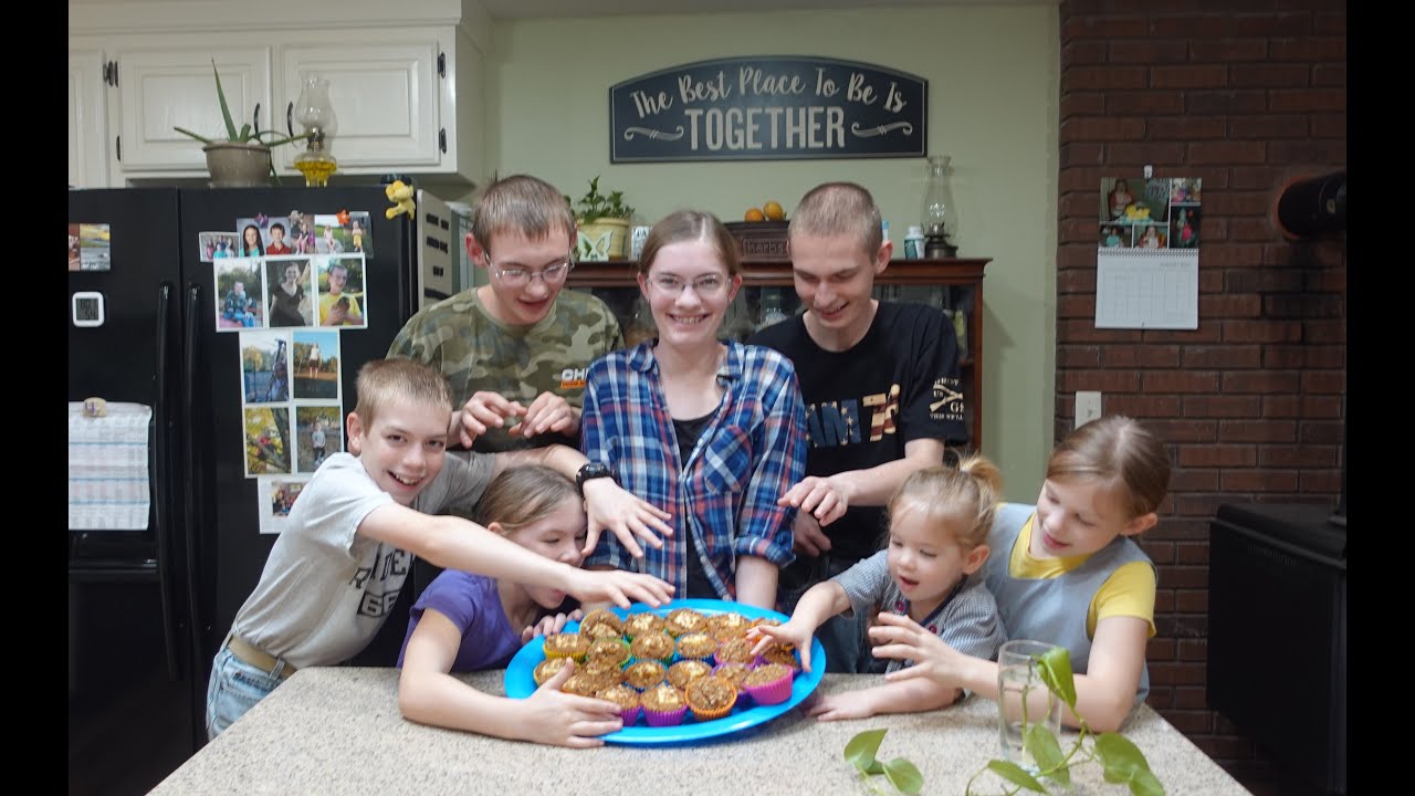 A Busy Day in the Kitchen! Pumpkin Cream Cheese Muffins, Anyone? LARGE FAMILY Approved!