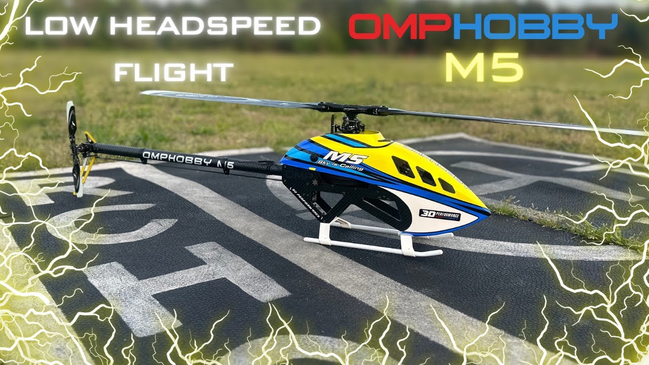 OMPHOBBY M5 | 1600 RPM | Low Headspeed