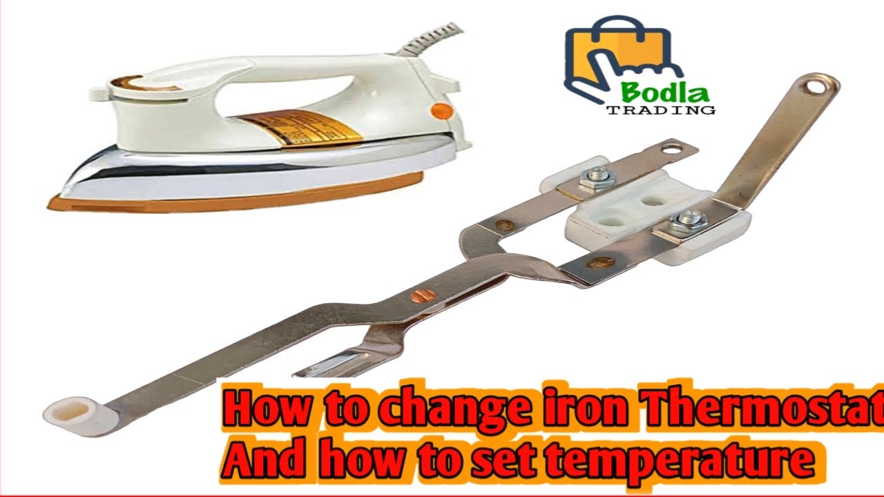 Electric Iron Thermostat change  || National Iron Thermostat Setting || moontech544