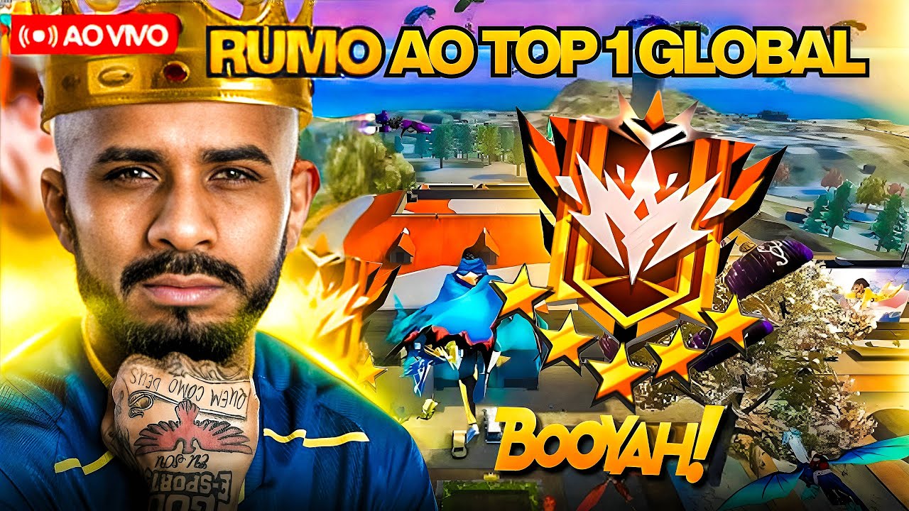 RUMO AO TOP GLOBAL 528 BOOYAH FT GORDAO FT CORVO FT PLEBEU FREE FIRE
