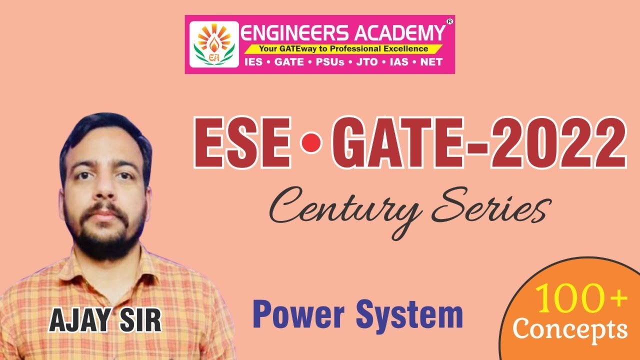 Important Topics Power System For GATE 2022 | Free Online Coaching For ESE & GATE 2022