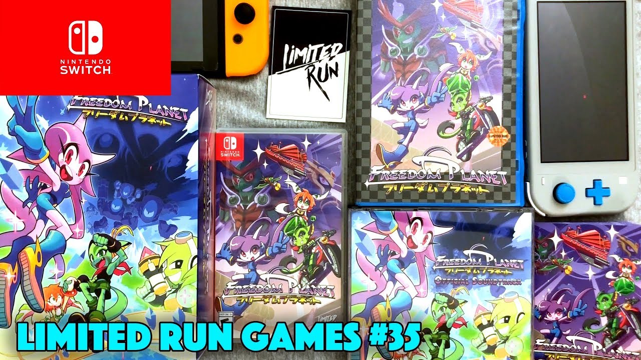 UNBOXING! Freedom Planet Deluxe Edition Nintendo Switch Limited Run Games #35