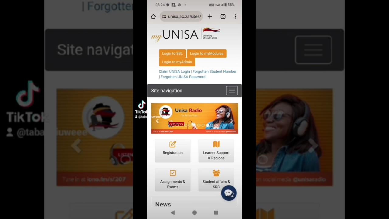 Unisa | Paying Unisa via website 