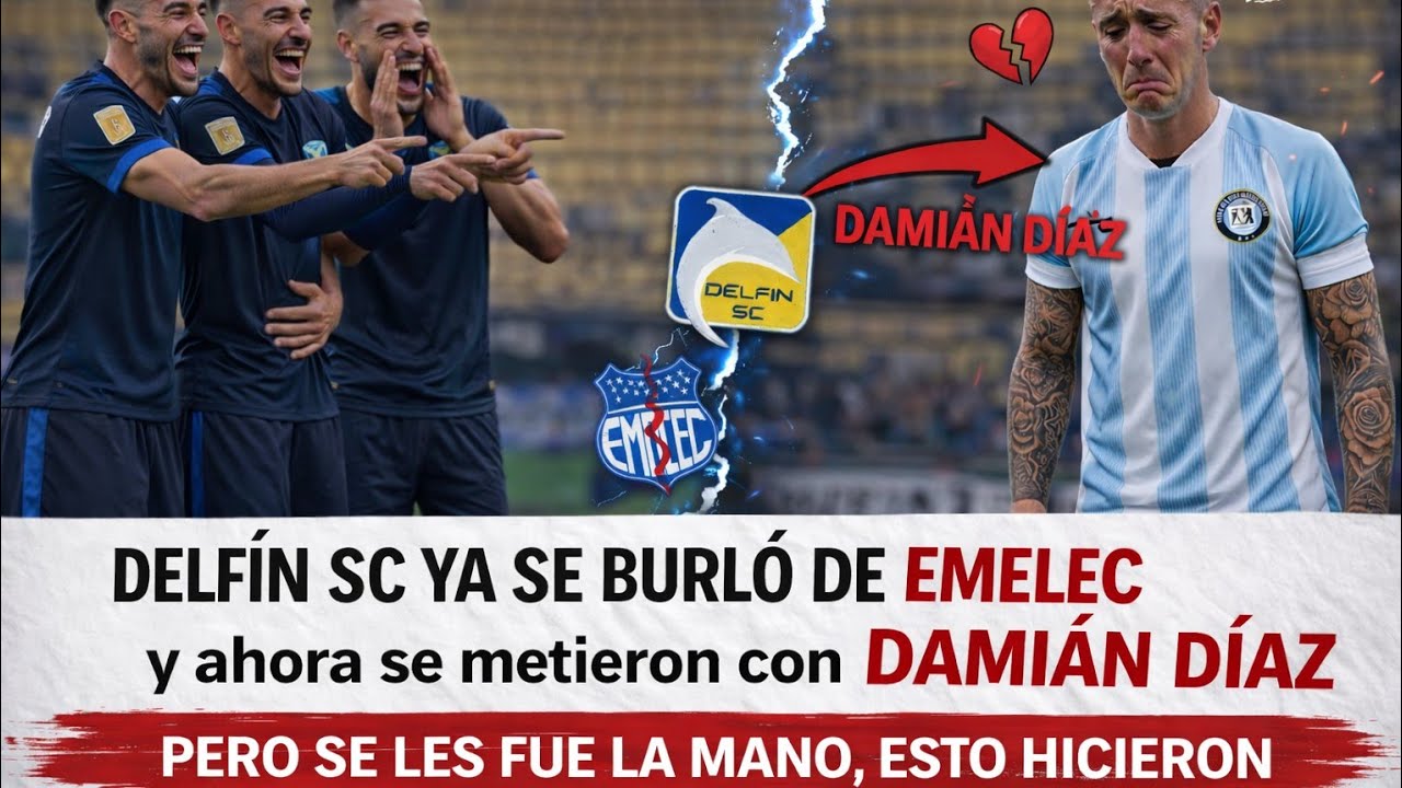 😱🔥 Delfín ya se burló de Emelec, ahora se metieron con el Kitu, se les fue la mano, esto hicieron!!💣