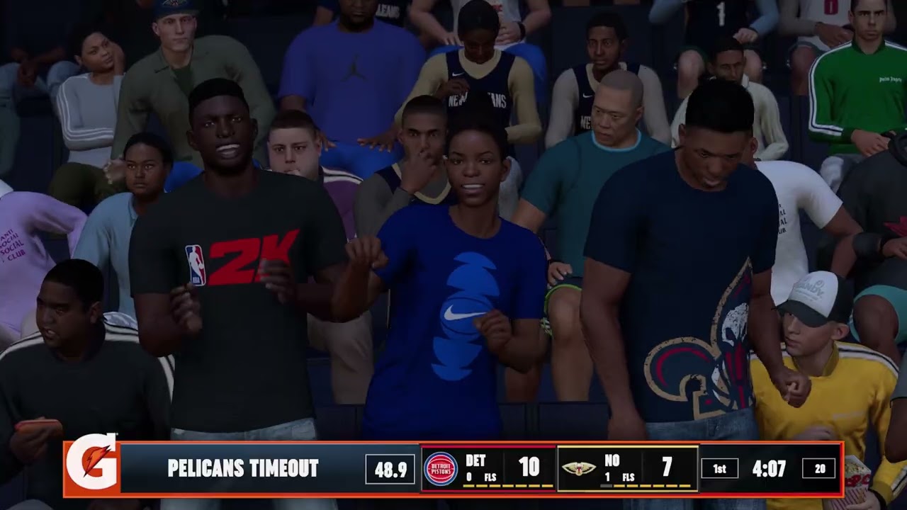 NBA 2K26 Gameplay: Detroit Pistons vs New Orleans Pelicans - (Xbox Series X) [4K60FPS]