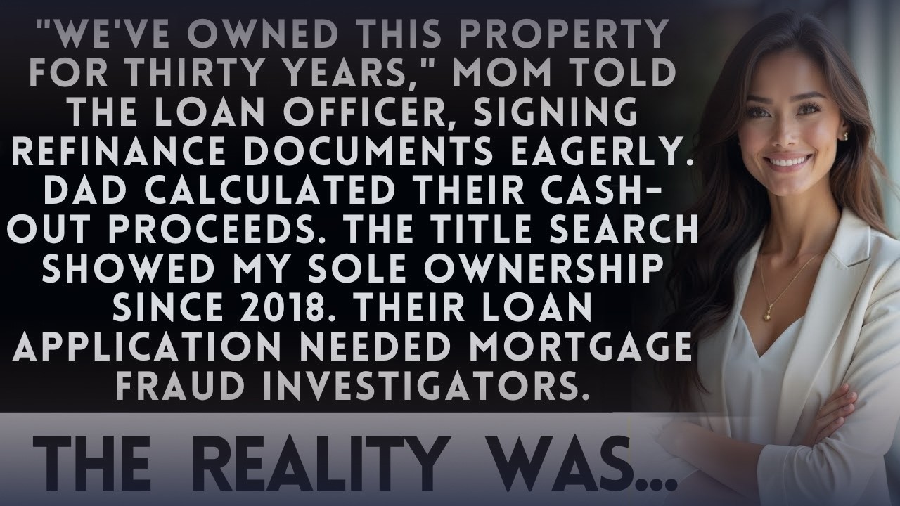 Parents Refinanced 'Our' Lake House — The Mortgage Lender's Title Search Revealed...