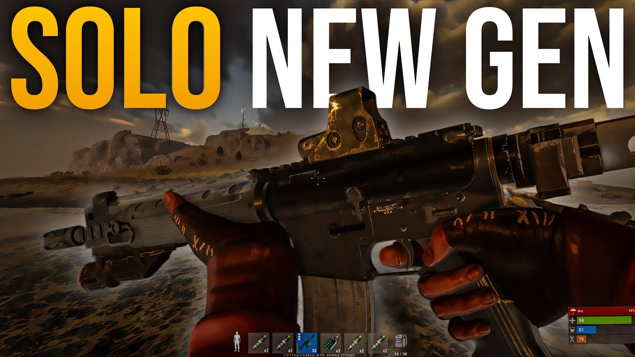 How a SOLO Survives on New Gen - Rust Console (Movie)
