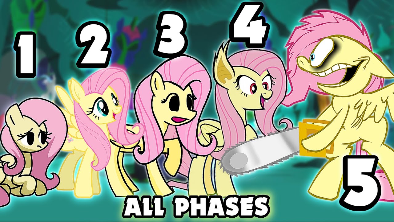 Fluttershy ALL PHASES | Friday Night Funkin' VS Fluttershy - Fluttershy Vs BF (FNF Mod)