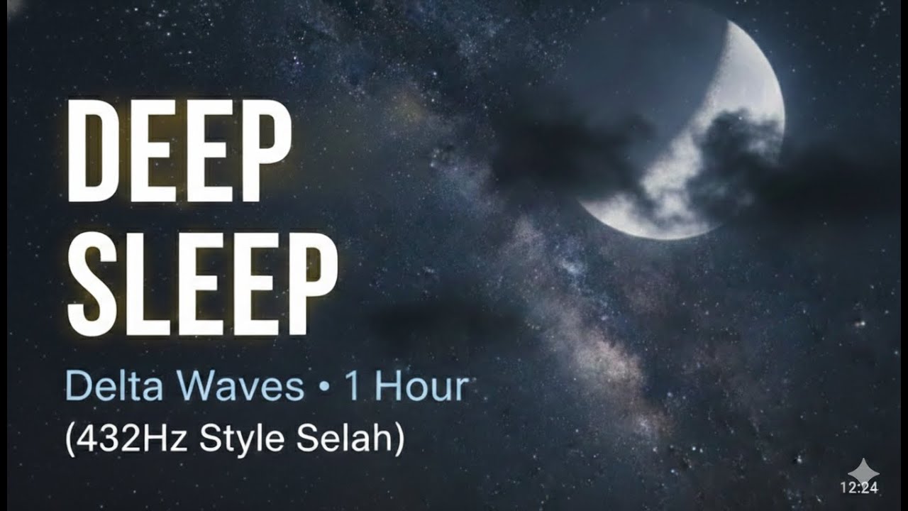 Deep Sleep Music: 1 Hour Delta Waves for Restorative Rest (432Hz Style Selah)